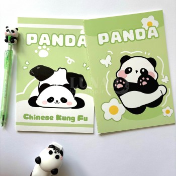 دفتر خط دار ته دوخت پاندا