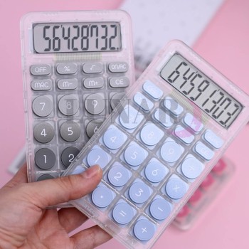 ماشین حساب شفاف سایز کوچک