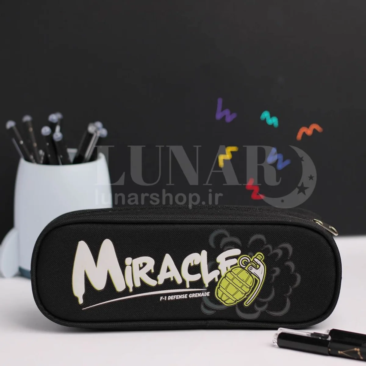 جامدادی دو زیپ miracle