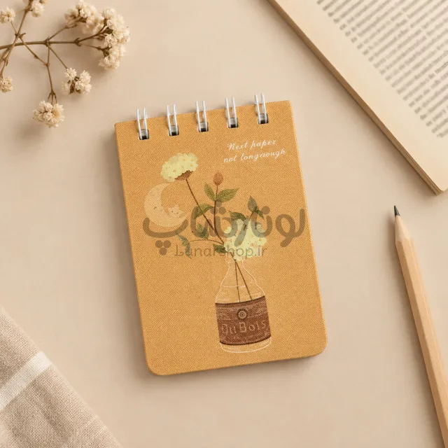 دفترچه سیمی طرح گل
